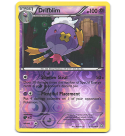 Pokemon - Drifblim - 51/124 - Dragons Exalted - Reverse Holo - NM/M - Image 1