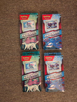 Pokemon TCG Knockout Collection Suicune & Kyogre Set of 4 (Lot of 4) SEALED - Image 1
