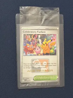 SEALED Pokemon TCG Celebratory Fanfare 2025 Ace Trainer Reward Black Star Promo - Image 1