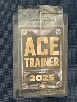 SEALED Pokemon TCG Celebratory Fanfare 2025 Ace Trainer Reward Black Star Promo - Image 2