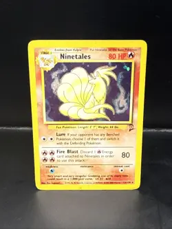 Pokemon TCG Ninetales Base Set 2 13/130 Holo Unlimited Holo Rare - Image 1