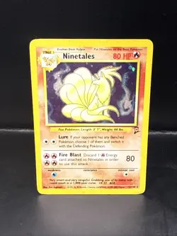 Pokemon TCG Ninetales Base Set 2 13/130 Holo Unlimited Holo Rare - Image 2