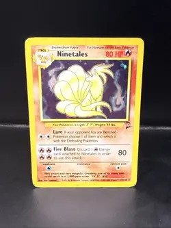 Pokemon TCG Ninetales Base Set 2 13/130 Holo Unlimited Holo Rare - Image 3