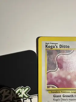 Koga's Ditto 10/132 Gym Challenge, Holo Rare, Pokemon TCG WOTC 2000, Nm - Image 2