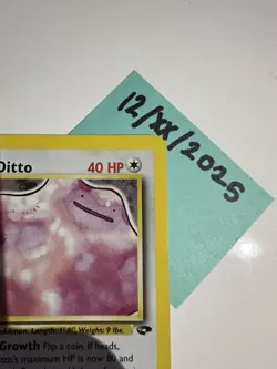 Koga's Ditto 10/132 Gym Challenge, Holo Rare, Pokemon TCG WOTC 2000, Nm - Image 3