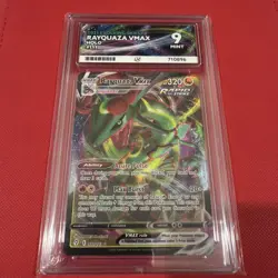 Pokemon TCG Rayquaza VMAX Evolving Skies 111/203 Holo Ultra Rare Ace 9 - Image 1