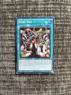 Yugioh Sales Ban MP23-EN035 Super Rare First Edition LP - Image 1