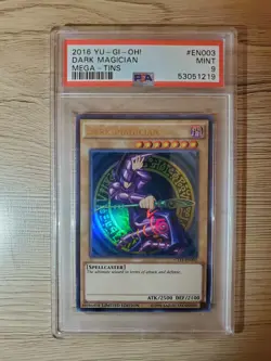 Yu-Gi-Oh! PSA 9 Mint DARK MAGICIAN (CT13-EN003 MEGA-Tins) - Image 1