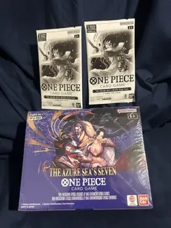 One Piece TCG OP-14 Booster Box Sealed English Version New + 2 Promo Packs - Image 1