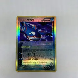 Pokemon TCG Team Aqua's Kyogre EX Team Magma vs Team Aqua Reverse Holo Card 3/95 - Image 1
