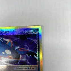 Pokemon TCG Team Aqua's Kyogre EX Team Magma vs Team Aqua Reverse Holo Card 3/95 - Image 4