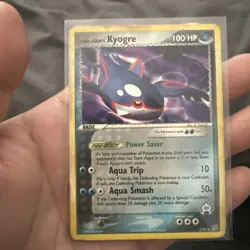 Pokemon TCG Team Aqua's Kyogre EX Team Magma vs Team Aqua Card 3/95 Vintage - Image 1