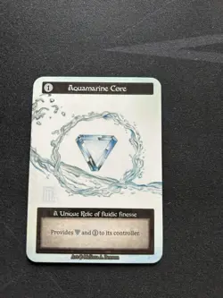 Sorcery Contested Realm Aquamarine Core Beta 3rd Wave NM - Image 1