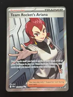 Pokemon TCG Team Rockets Ariana Trading Card Destined Rivals 224/182 NM - Image 1
