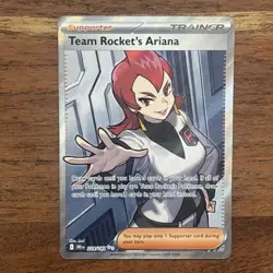 Pokemon TCG Team Rocket’s Ariana 224/182 Destined Rivals Ultra Rare NM Card - Image 1