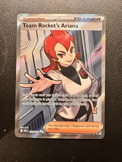 Pokemon TCG Destined Rivals Team Rockets Ariana Card 224/182 - Full Art - Image 1