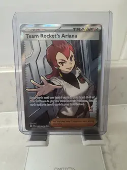 Pokemon TCG Destined Rivals Team Rockets Ariana Card 224/182 - Full Art - UK - Image 2