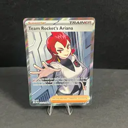 Pokemon TCG 224/182 Team Rocket's Ariana Destined Rivals Full Art English Card - Image 1