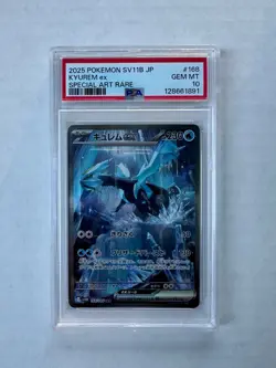 Pokemon PSA 10 Kyurem ex 168/086 Japanese SV11B Black Bolt Special Art Rare - Image 1
