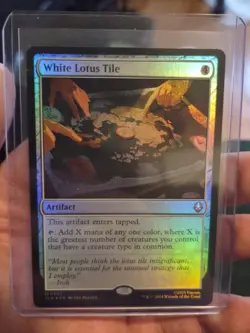 1x - White Lotus Tile - FOIL - Avatar: The Last Airbender - NM MTG - Image 1