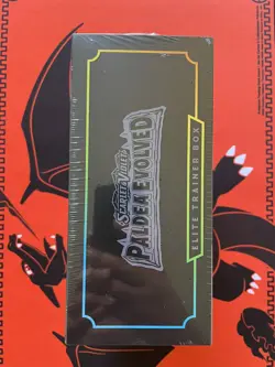 Paldea Evolved Elite Trainer Box ETB Sealed Scarlet Violet Pokemon TCG Brand New - Image 5