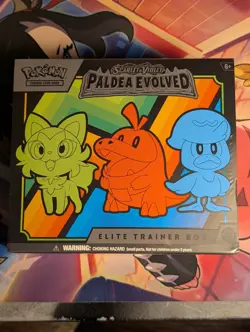 Pokemon TCG Scarlet & Violet Paldea Evolved ETB Elite Trainer Box, New Sealed - Image 1