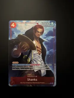 One Piece Cards Game - Shanks (Alt Art) OP12-008 R Legacy of the Master English - Image 2
