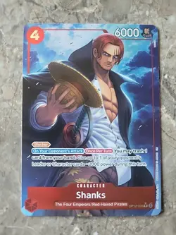 One Piece Cards Game - Shanks (Alt Art) OP12-008 R Legacy of the Master English - Image 1