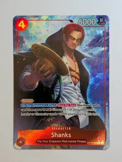 One Piece Cards Game - Shanks (Alt Art) OP12-008 R Legacy of the Master English - Image 2