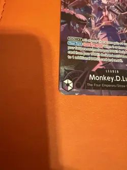 Monkey.D.Luffy (English Version 2nd Anniversary Set) OP09-061 One Piece Promo - Image 2
