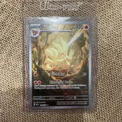 Pokemon TCG Obsidian Flames Ninetails Illustration Rare Holo Card 199/197 NM - Image 1