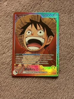 Monkey.D.Luffy (001) (Alternate Art) OP13-001 Carrying On His Will Foil - Image 2