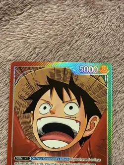 Monkey.D.Luffy (001) (Alternate Art) OP13-001 Carrying On His Will Foil - Image 3