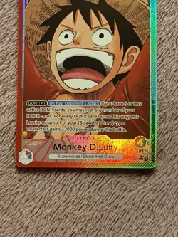 Monkey.D.Luffy (001) (Alternate Art) OP13-001 Carrying On His Will Foil - Image 4