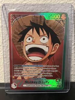 Monkey.D.Luffy (001) (Alternate Art) OP13-001 Carrying On His Will Foil - Image 1