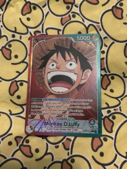 Monkey.D.Luffy (001) (Alternate Art) OP13-001 Carrying On His Will Foil - Image 1