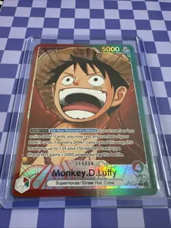 Monkey.D.Luffy (001) (Alternate Art) OP13-001 Carrying On His Will Foil - Image 1