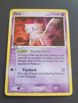 Mew 4/17 POP Series 4 Promo Pokemon Card Holo Foil Rare Swirl Near Mint - Image 1