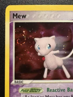 Mew 4/17 POP Series 4 Promo Pokemon Card Holo Foil Rare Swirl Near Mint - Image 3