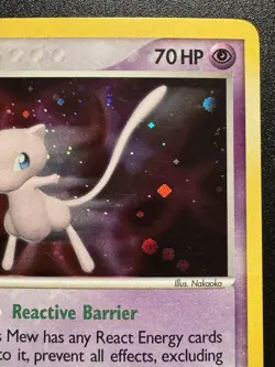 Mew 4/17 POP Series 4 Promo Pokemon Card Holo Foil Rare Swirl Near Mint - Image 4