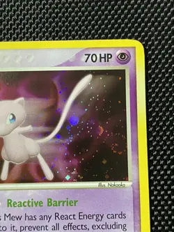Mew 4/17 POP Series 4 Promo Pokemon Card Holo Foil Rare Swirl Near Mint - Image 3