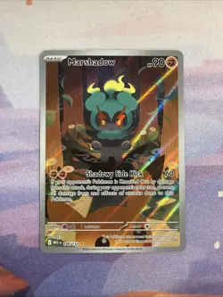 Pokemon TCG Marshadow 146/132 Mega Evolution Illustration Rare Card NM Condition - Image 1