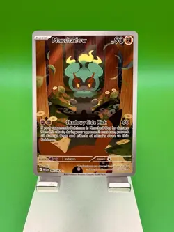 Pokemon TCG Marshadow 146/132 Mega Evolution Illustration Rare Card NM Condition - Image 1
