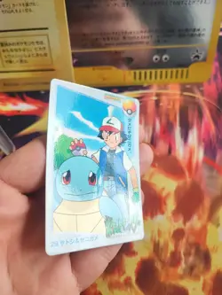 Pokemon Karte Card 29 Carddass Vending Squirtle Ash Schiggy japanese NM+ - Image 4