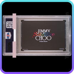 PSA 10 Jimmy Choo X Sailor Moon Collector Card Promo Chibi Tuxedo Mask 2024 - Image 2