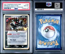 PSA 8 2021 Pokemon SWSH BSP Greninja Gold Star Celebrations Etb Promo NM-MT #144 - Image 2