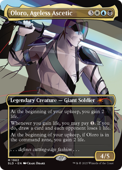 Oloro, Ageless Ascetic (Rainbow Foil) Secret Lair Drop Series - Near Mint Foil - Image 1