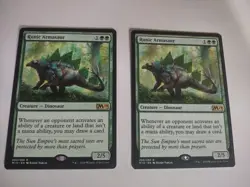 1X MTG Runic Armasaur Core Set 2019 200/280 Regular Rare NM 1X - Image 1