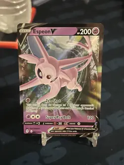 Espeon V 064/203 NM Ultra Holo Evolving Skies Near Mint Foil Pokemon TCG Card 64 - Image 1