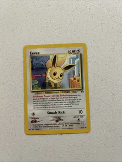 Pokemon TCG Neo Discovery Eevee Card 38/75 - Image 1